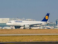 ルフトハンザドイツ航空、A320neoがフランクフルト到着…24日就航 画像