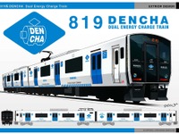 JR九州の蓄電池電車、愛称は「DENCHA」…4月から試験運転 画像