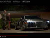 新型 R8 が宇宙ロケットに?!　アウディのスーパーボウルCM［動画］ 画像