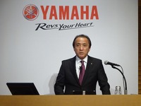 ヤマハ発 柳社長「円高影響は商品効果とコストダウンで吸収する」 画像