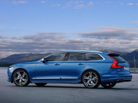 発表直前、ボルボ最上級ワゴン「V90」レンダリングCGが流出 画像