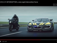 ルノースポール R.S.01 がポリスカーに…GT-R 譲りの500馬力が炸裂［動画］ 画像