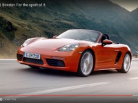 ポルシェ 718 ボクスター、名車の血統受け継ぐスポーツカー［動画］ 画像