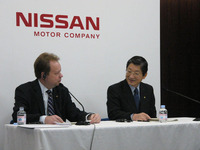 【日産 AD 新型発表】志賀COO、商用車の波及効果を追求 画像