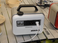 【キャンピングカーショー16】ホンダの小型蓄電機、来場者から早期販売の声相次ぐ 画像