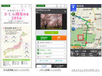ナビタイム、さくら開花特集を公開…3月上旬よりナビアプリも連動 画像