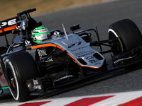 【F1】テスト3日目、ヒュルケンベルグがトップ…フェラーリ、ホンダにトラブル 画像