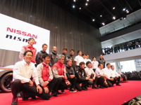 【SUPER GT】GT500日産勢、体制発表会で意気込み語る…田中 新総監督「最終戦まで全4台が王座圏内に」 画像
