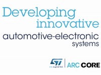 STマイクロとARCCORE、車載組込みシステムの開発効率化で提携 画像