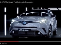 トヨタの小型SUV、C-HR …ダイナミックに駆ける［動画］ 画像