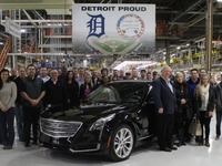 キャデラックの最上級車、 CT6 …米国工場で生産開始 画像