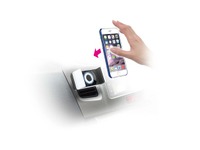 簡単にワンタッチホールド、スマートフォンホルダー「EC-180」 画像