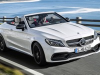 【ニューヨークモーターショー16】メルセデス Cクラス カブリオレ に最強の「AMG 63」…510馬力 画像
