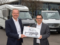 メルセデスの主力商用車 スプリンター、累計販売300万台…20年で達成 画像