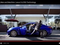 レクサスのエイプリルフール映像、RC F で人車一体［動画］ 画像
