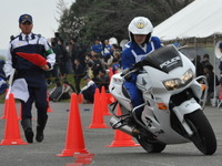白バイ安全運転競技大会で8交機団体が優勝、個人は7交機佐藤巡査長 画像