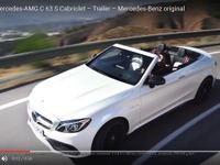 メルセデスCクラス カブリオレ に頂点「AMG 63」…510馬力オープンの走行性能［動画］ 画像