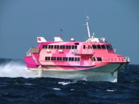 ジェット船「愛」、ピンクの蒸気機関車に恋をする 画像