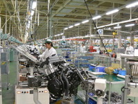 ホンダ熊本製作所、18日も稼働せず 画像