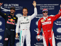 【F1 中国GP】ロズベルグが今季初ポール、ハミルトンはトラブルで走れず 画像