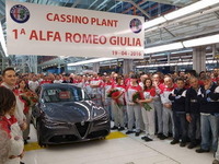 アルファロメオ ジュリア 新型、イタリア工場で生産開始 画像