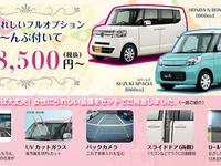 オリックス自動車、女性向けカーリースプランとして N-BOX と スペーシア を新発売 画像