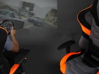 ビーズ、バケットシートタイプの近未来ゲーミングチェアを発売 画像