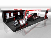 【人とくるまのテクノロジー16】トヨタ、新型プリウスのカットモデルなどを展示 画像