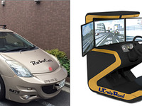 ZMP、実車とドライブシミュレーターを組み合わせた実験走行サービスを開始 画像