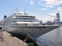 日本の豪華大型クルーズ船が名古屋ガーデンふ頭に同時入港でイベント開催…5月31日 画像