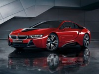BMW i8 にレッドカラーの特別限定車、創立100周年記念モデル第7弾…2200万円 画像