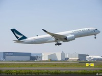エアバス、キャセイパシフィック航空A350XWB第1号機を引き渡し 画像