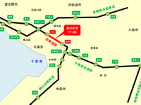 京葉道、穴川IC-貝塚IC間に車線を追加 画像