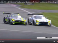 メルセデス AMG GT3、最終ラップで劇的逆転…ニュル24時間［動画］ 画像