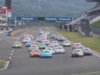 【ワンメイク祭り2016】ポルシェ 34台が富士で激戦…2つのカレラカップがコラボ 画像