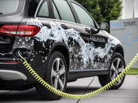 メルセデス GLC に燃料電池車、外部充電が可能…世界初 画像