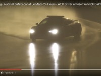 アウディ R8 新型、セーフティカーが豪快ドリフト…ルマン［動画］ 画像