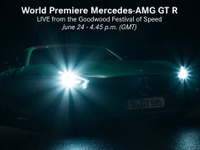 【グッドウッド16】メルセデスAMGから最強の「GT R」…ヘッドライトが光った 画像