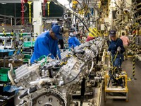 トヨタの米アラバマ工場、設立15周年…エンジン累計生産450万基 画像