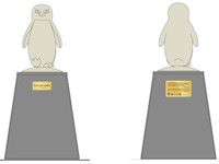 JR東日本、新宿駅に「Suicaのペンギン」ブロンズ像を設置 画像