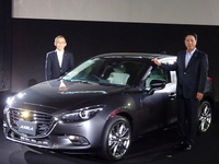 マツダ 小飼社長、「グローバルの販売は順調」 画像