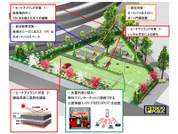 ヒートアイランド対策の駐車場がオープンへ 画像