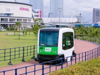 無人運転バス、日本初導入---幕張新都心の公園で運行開始 画像