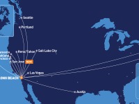 米LCCジェットブルー、ロングビーチ発着の西海岸路線を拡充へ 画像