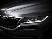 シュコダの新型SUV、コディアック…表情見えた 画像