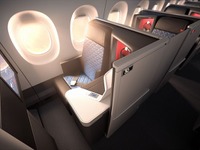 デルタ航空、A350ビジネスクラス全席をスイートに　2017年から 画像