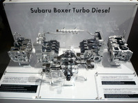 【ジュネーブモーターショー07】スバルの水平対向ディーゼル、開発状況 画像