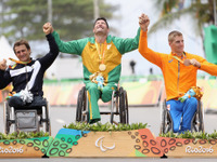 ザナルディ、パラリンピック・ロードレースで銀メダル 画像