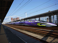 山陽新幹線「エヴァ」、運行期間を2018年春まで延長 画像