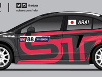 新井敏弘選手、グローバルラリークロス最終戦にスバル WRX STI で参戦 画像